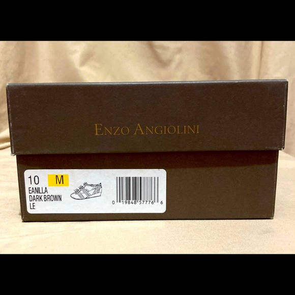 New Enzo Angiolini Dark Brown Gladiator Sandals Size 10M - Picture 6 of 6